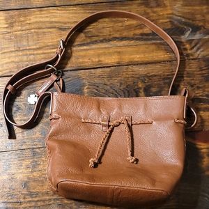Leather Lucky Brand cross body bag